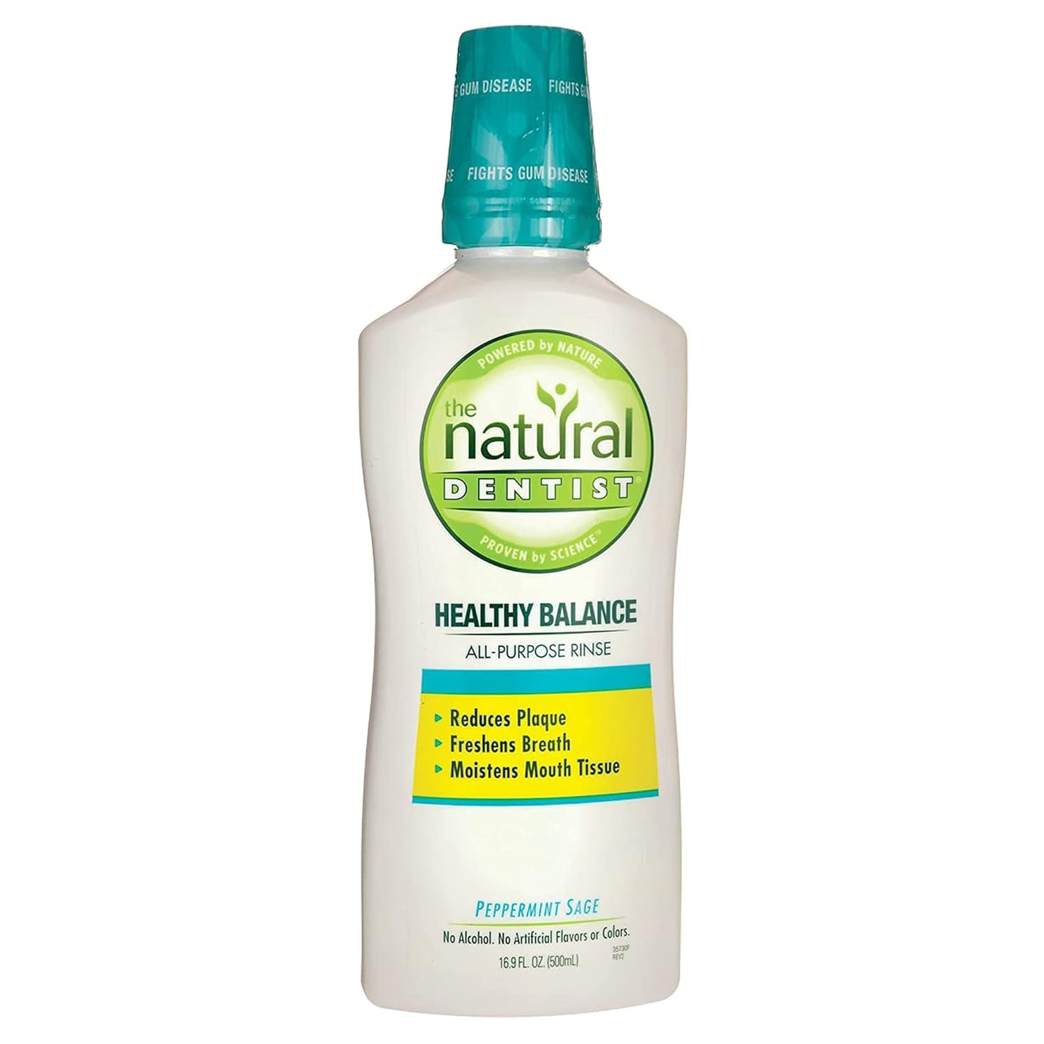 NATURAL DENTIST RINSE,PRE-BRSH,WHTNG,MINT