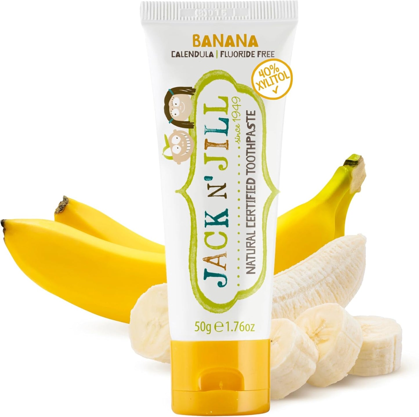 JACK N JILL KIDS TTHPST,NATURAL,BANANA