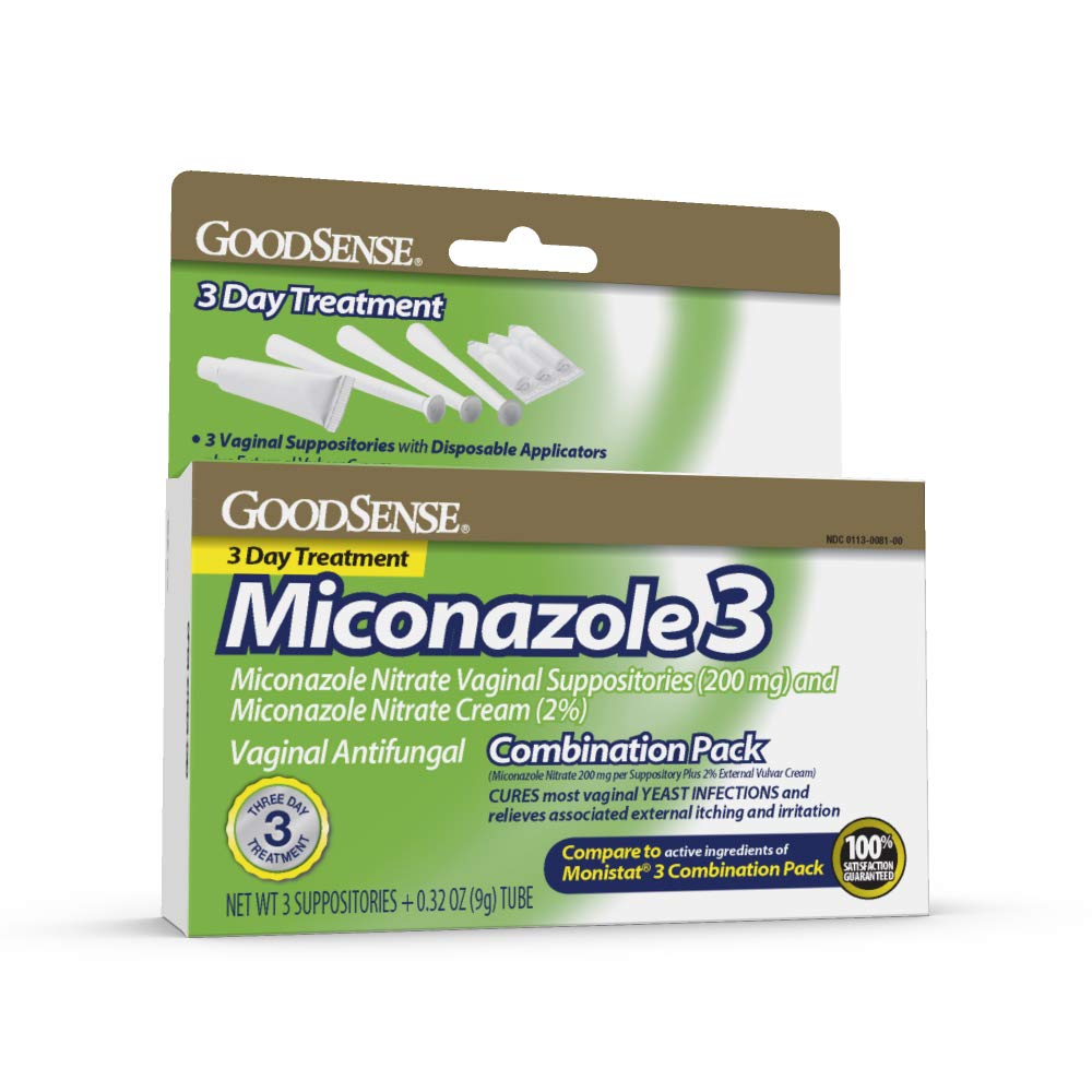 MICONAZOLE 3 DAY SUPPOSITORY/CRM W/APPL
