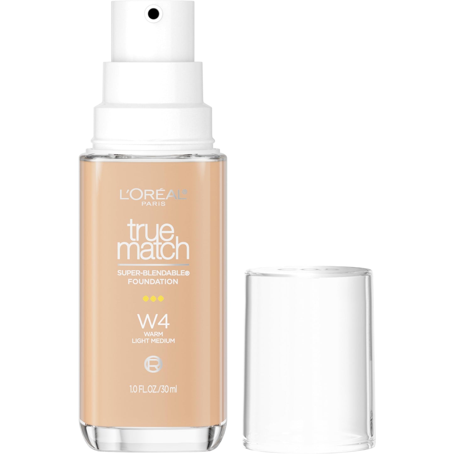 L'ORÉAL PARIS True Match Super-Blendable Foundation, Medium Coverage, C0.5, Light, 1 fl. oz.