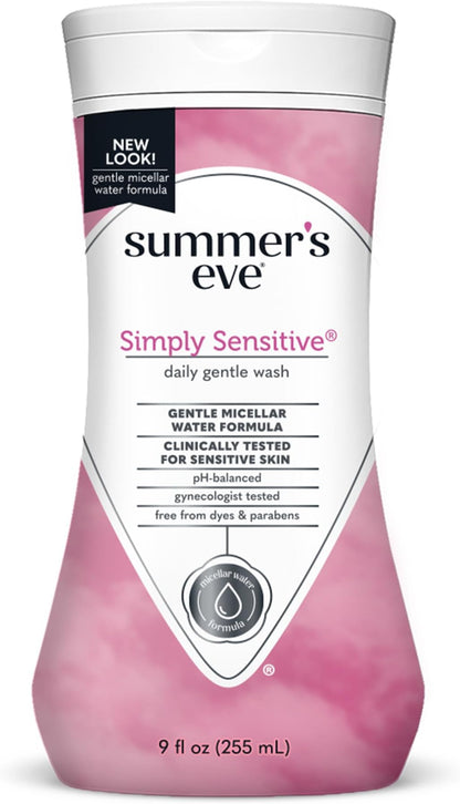 SUMMERS EVE SIMPLY SENSITIVE WSH 15OZ