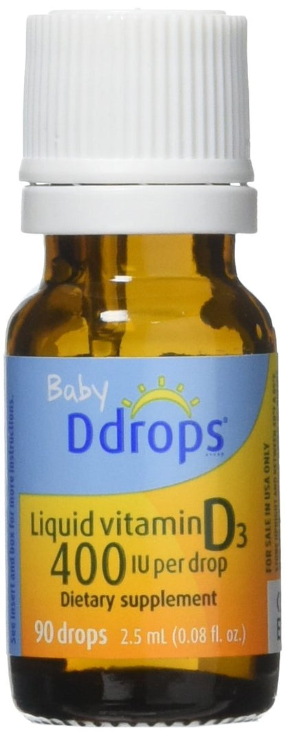 VITAMIN D3 400 IU BABY DROPS 0.31OZ NAT