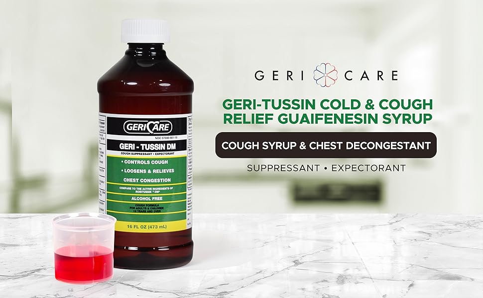 GERI-TUSSIN LQ 100-10MG/5ML 237ML