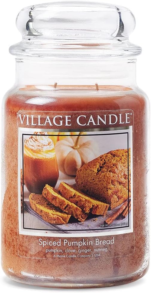 Village Candle Tall Bowl Candle - Apple Pumpkin