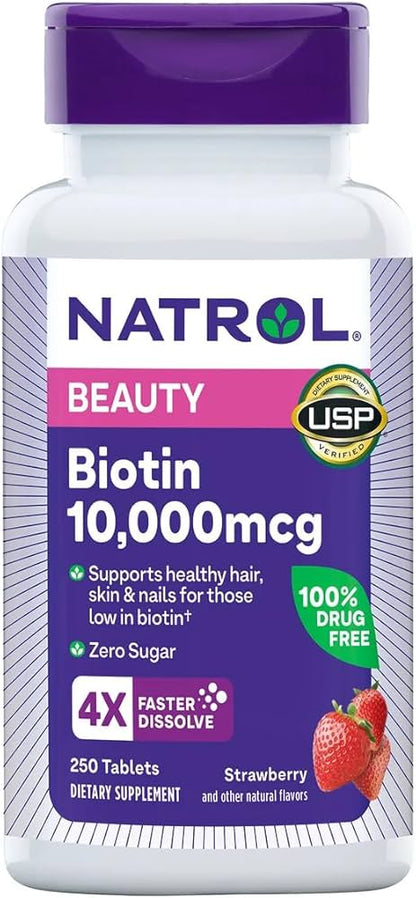 NATROL BIOTIN 5000MCG,FAST DSSLV