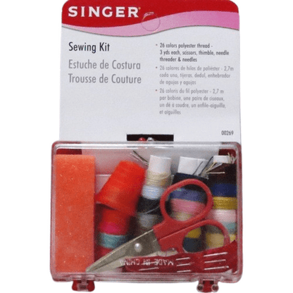 SINGER Sewing Kit in Storage Box, 34 pcs