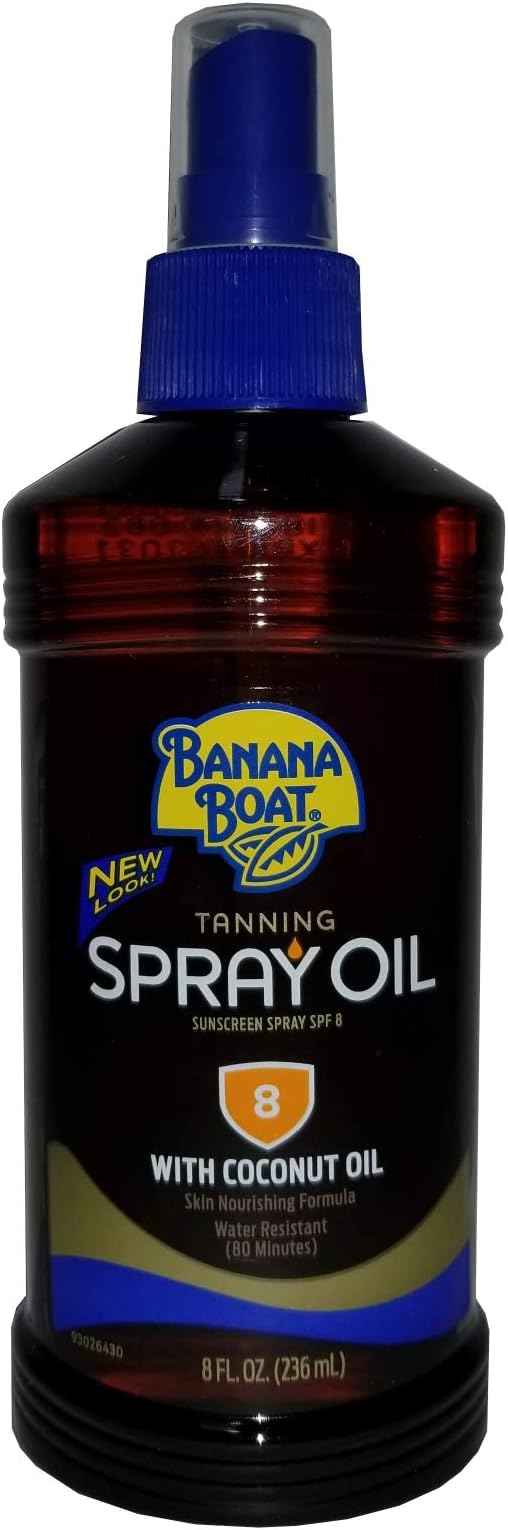 BANANA BOAT DARK TAN SPRAY OIL SPF4 8OZ