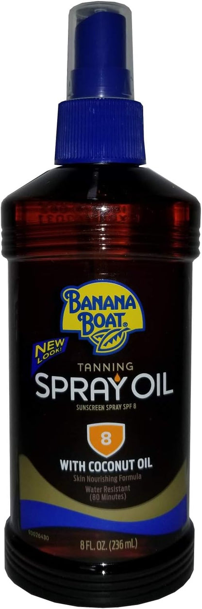BANANA BOAT DARK TAN SPRAY OIL SPF4 8OZ