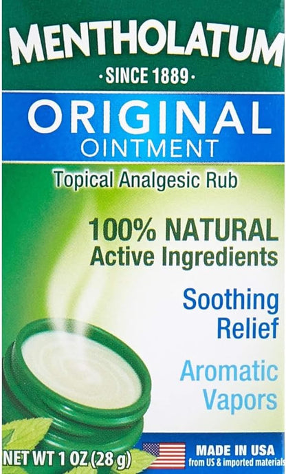 MENTHOLATUM JAR ONT 1 OZ
