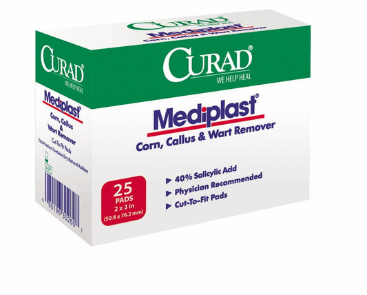 CURAD MEDIPLST CRN CALLS WRT RMVR PAD 25