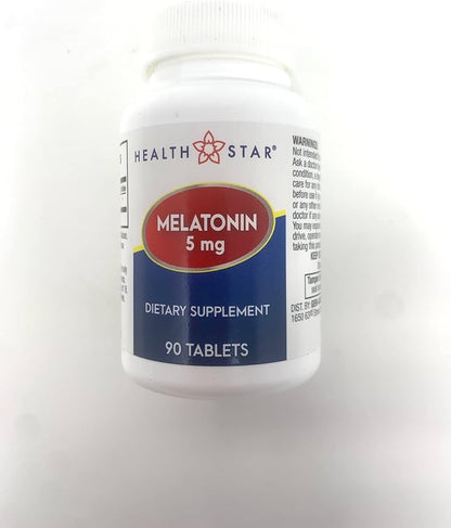 MELATONIN 5MG EX STR TABLETS 90CT SUNDWN