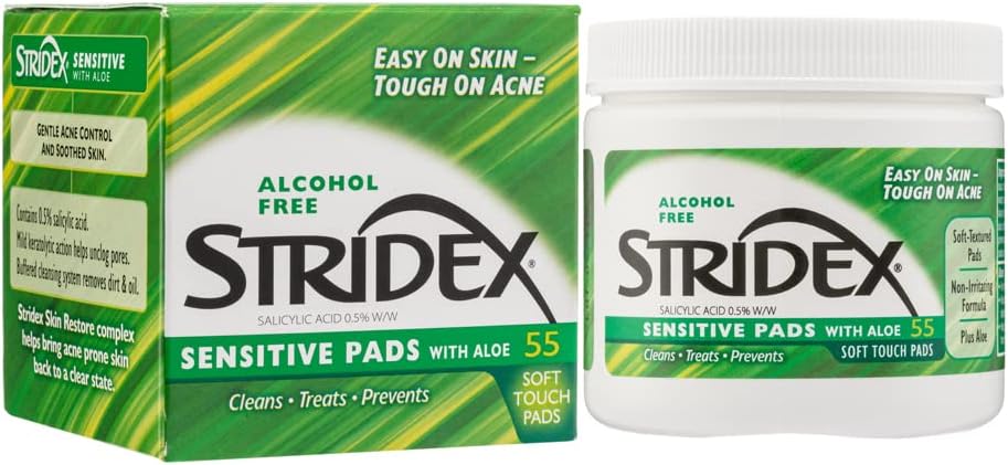 STRIDEX ESSENTIAL CARE PAD 55CT