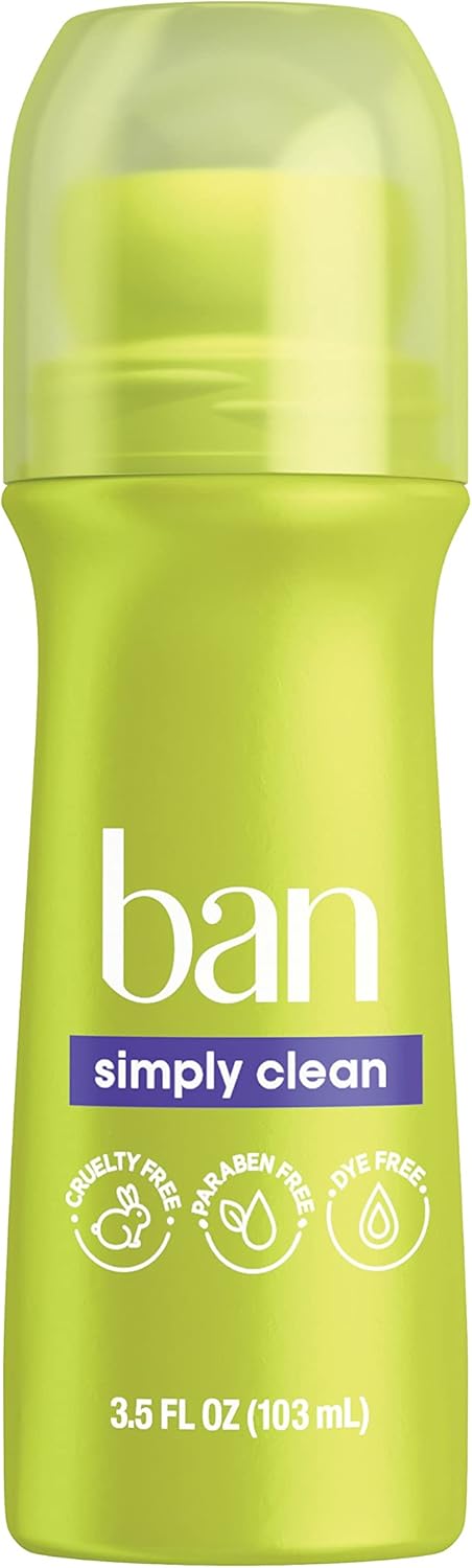 BAN ROLL ON SIMPLY CLEAN 3.5OZ