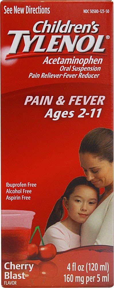 TYLENOL CHD C/F SS 120ML BGM