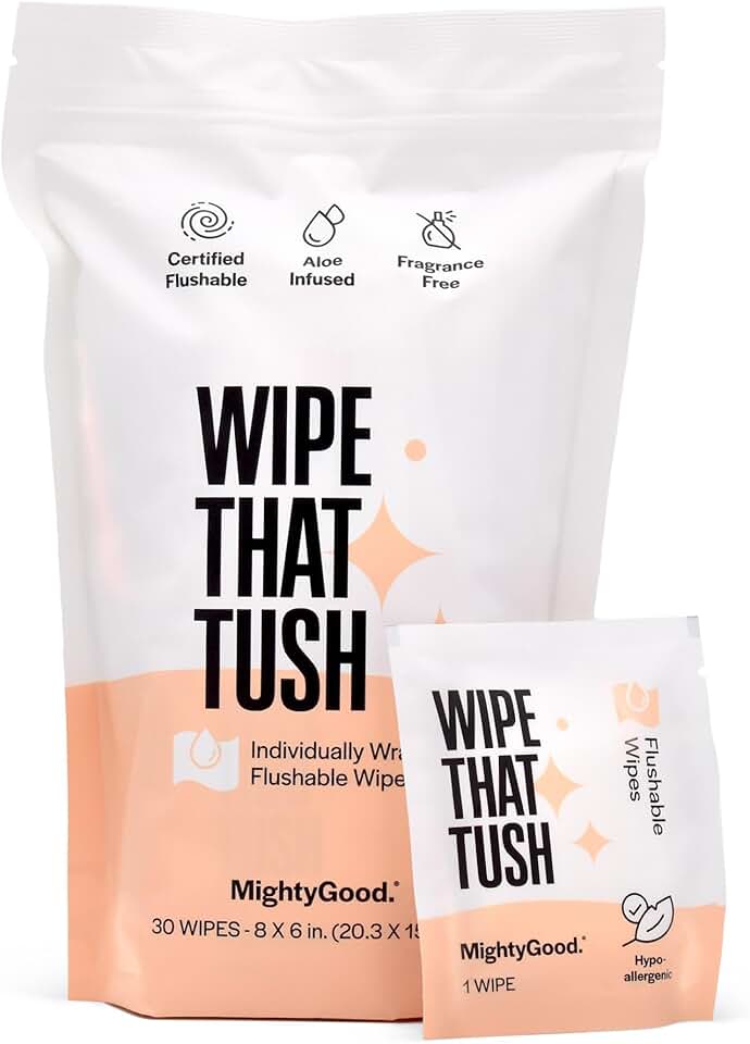 WIPES,TUSH,FLUSHABLR,TRVL