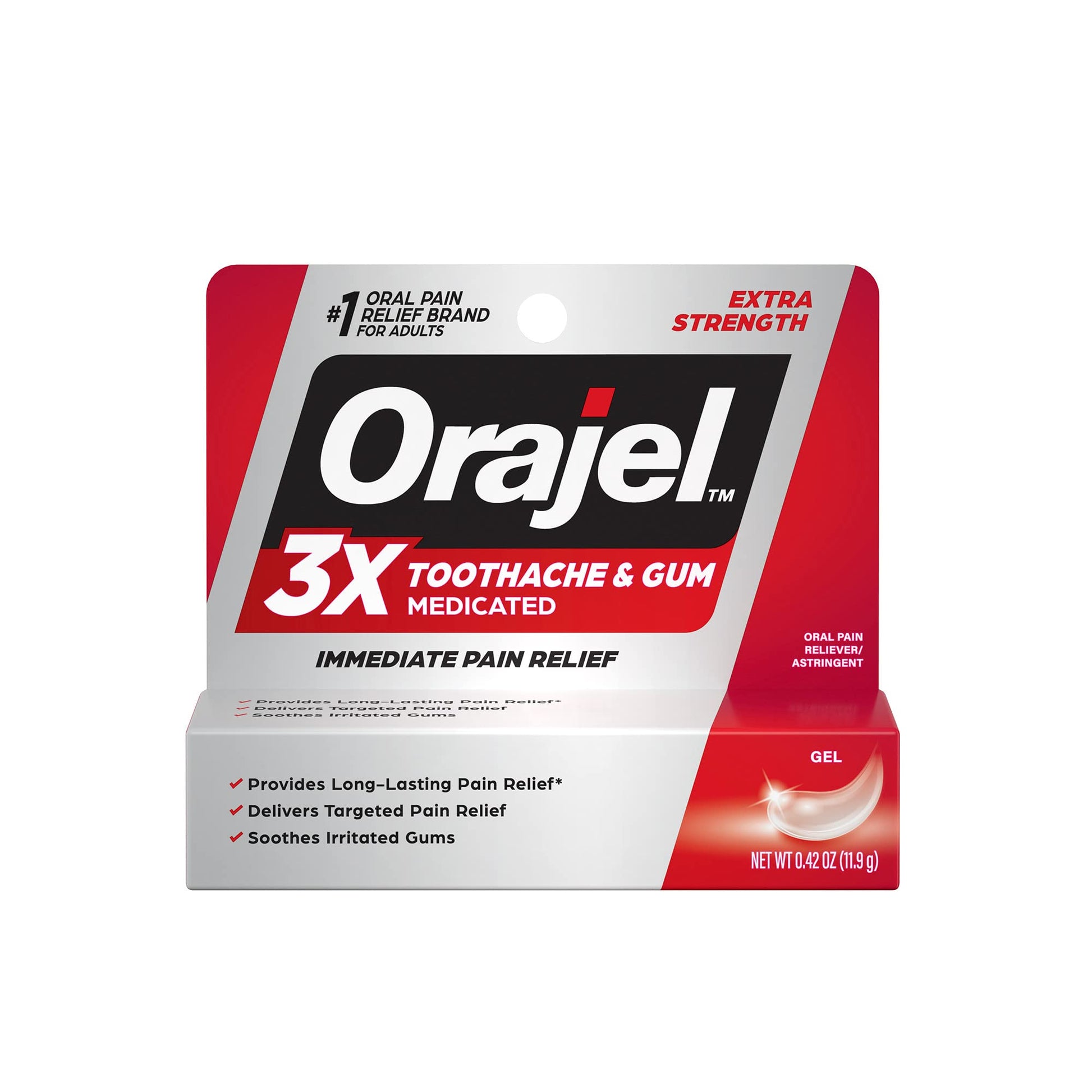 INSTANT ORAL PAIN RELIEF MAX GEL 0.5OZ