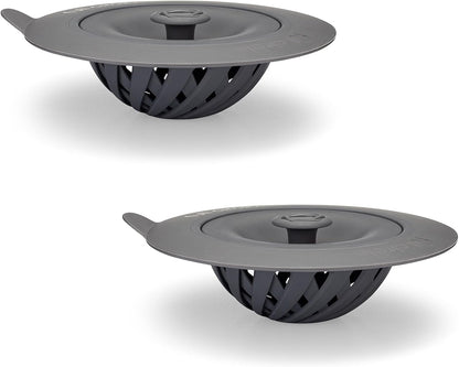 FULL CIRCLE SINK STRAINER,GRAY/WHITE