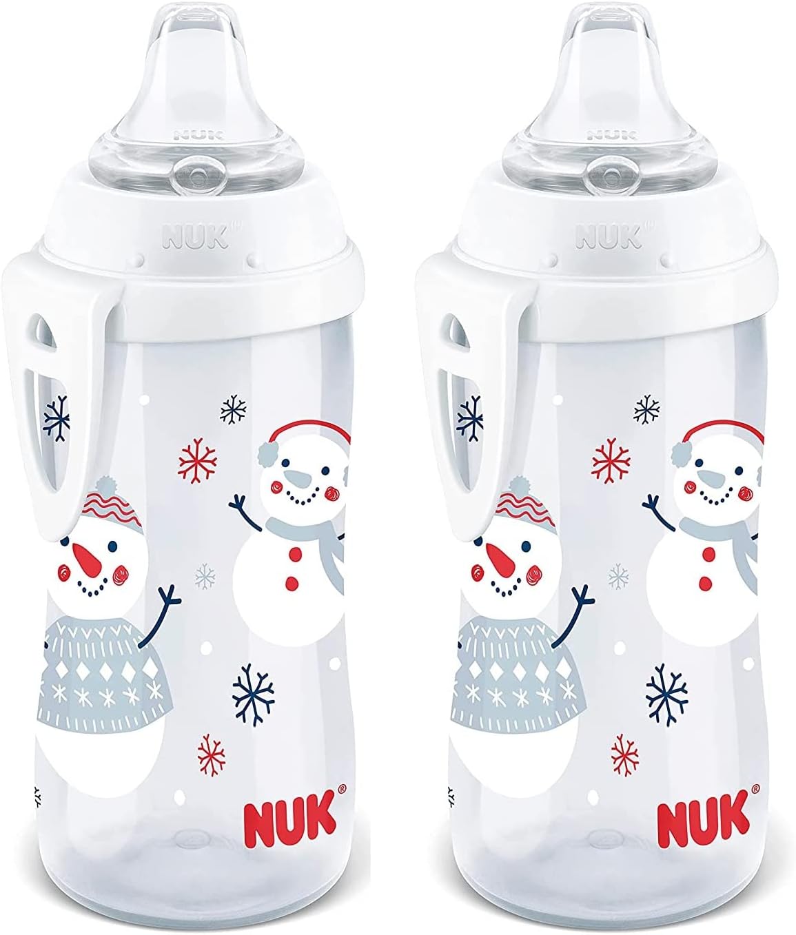 NUK Fashion Large Learner Cup With Handles - Pink, 10 oz