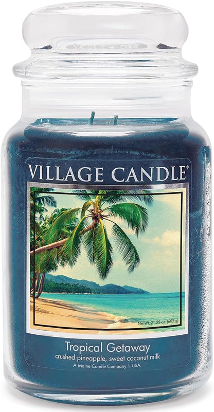 Village Candle Large Apothecary Jar Candle - Awaken