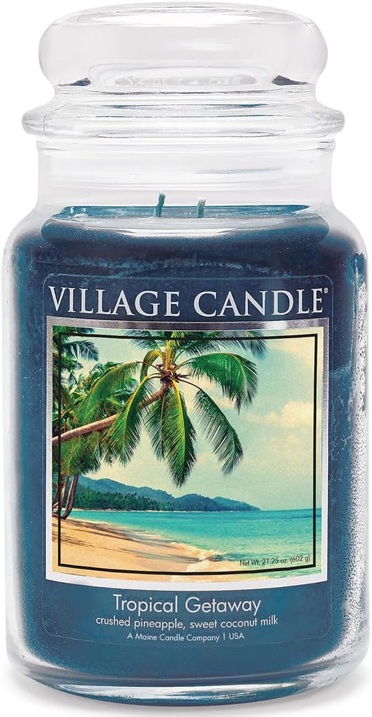 Village Candle Large Apothecary Jar Candle - Awaken