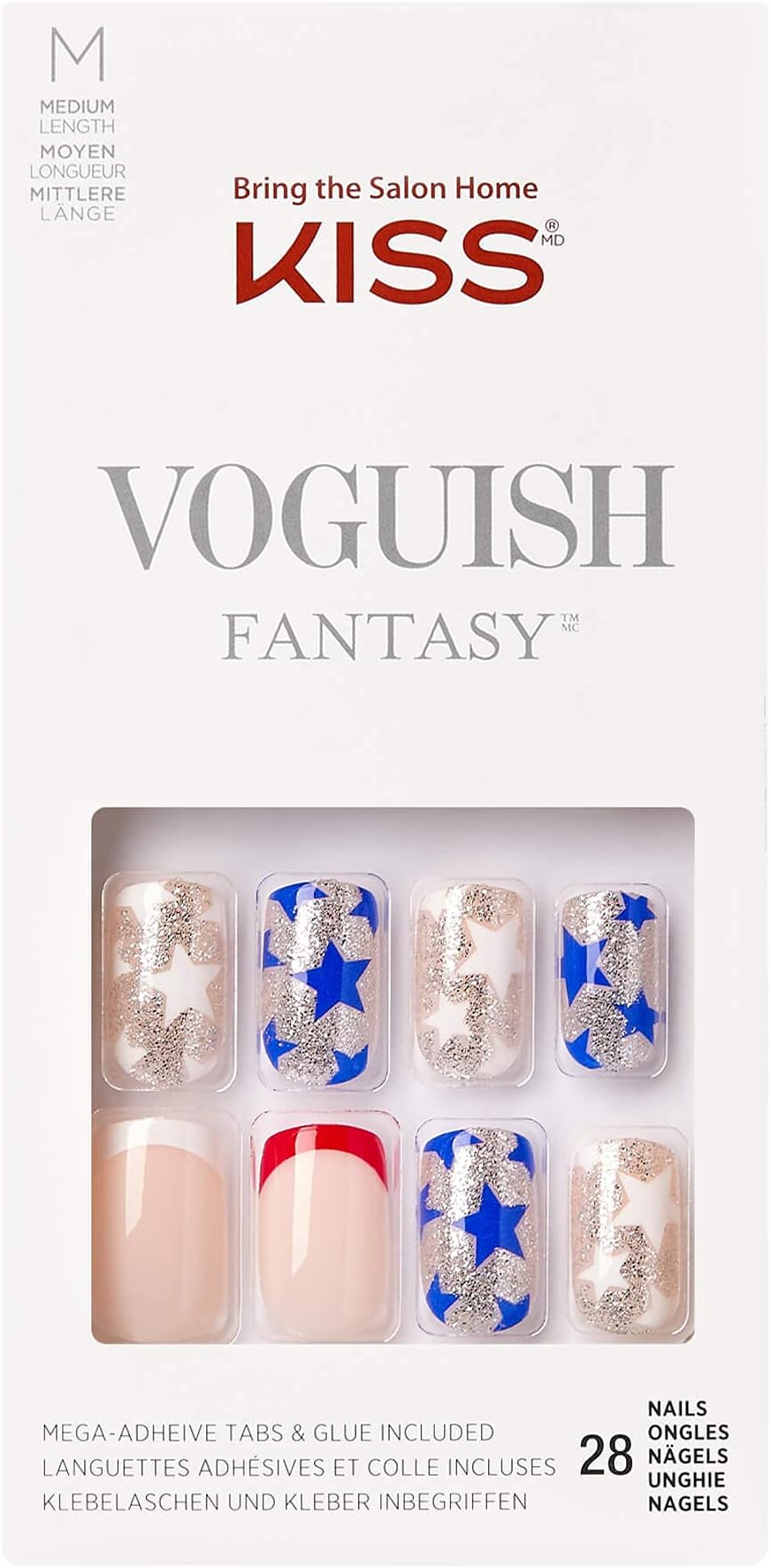 KISS Glam Premium Faux Nails - Wrapped in Beauty