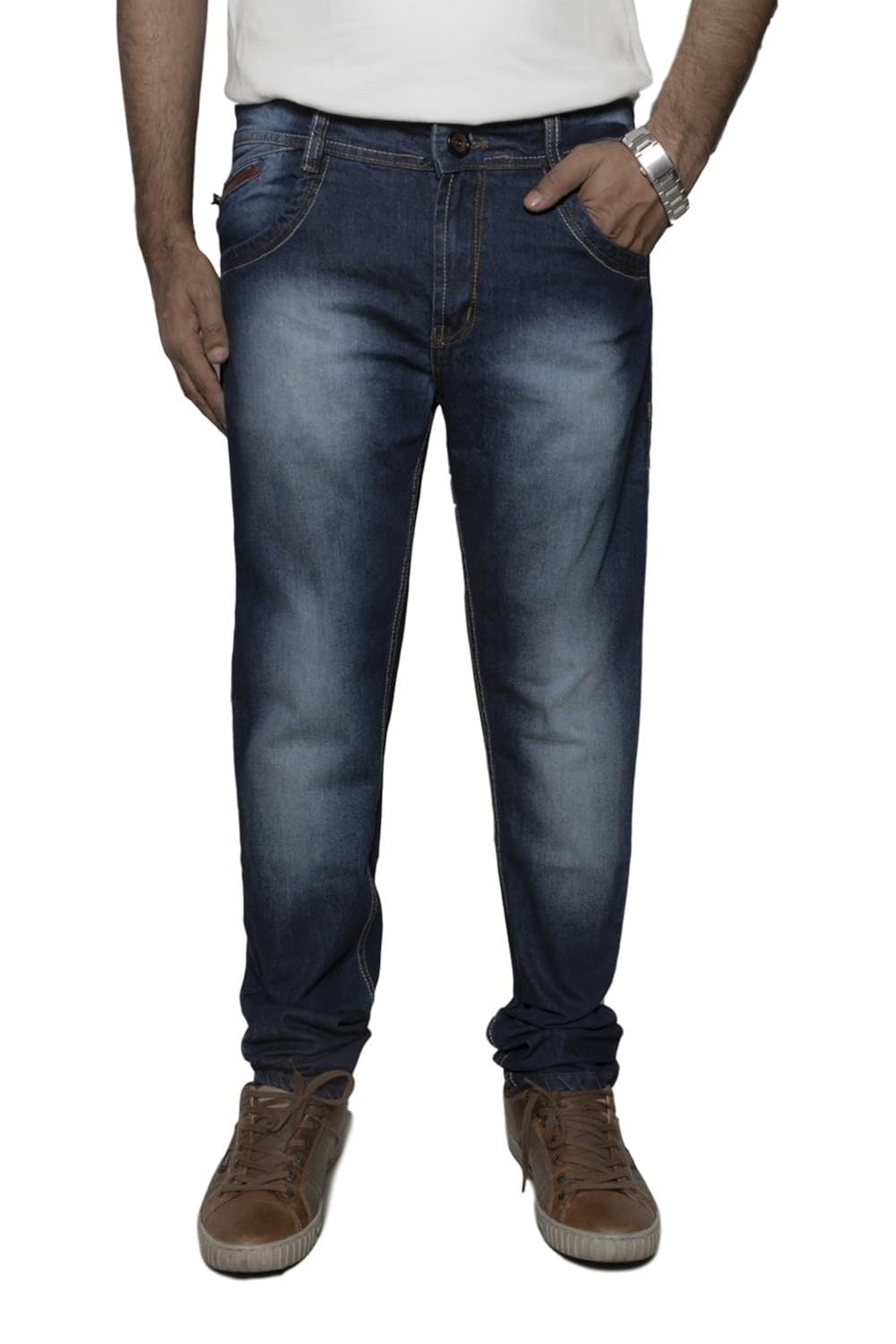 D&N MENS H/COL DARK BROWN XXXX