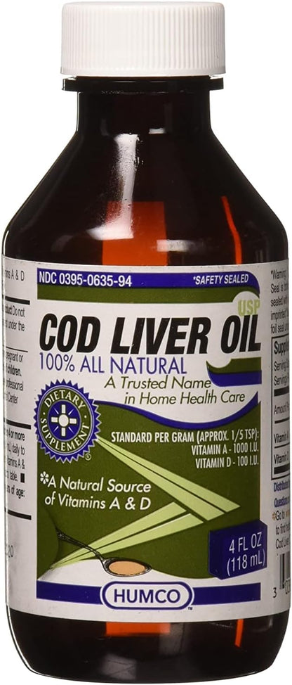 COD LIVER OIL 4OZ HUMCO