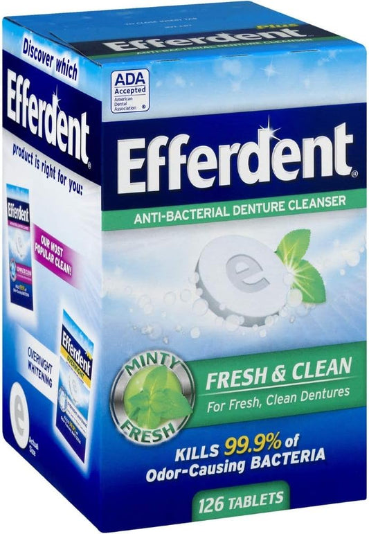 EFFERDENT PM TABLET 90CT