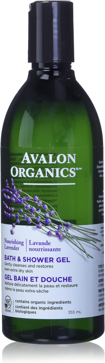 AVALON ORGANICS BATH&SHWR GEL,LVNDR