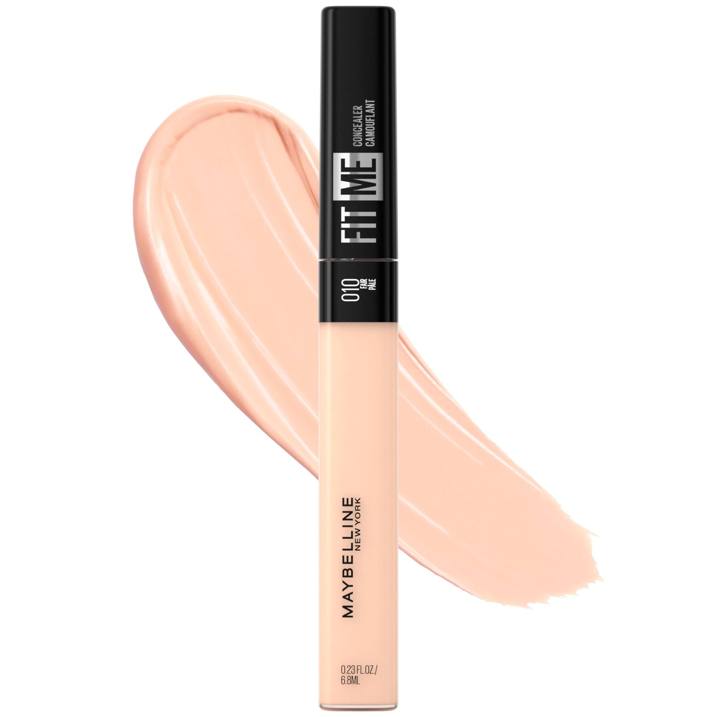 MAYBELLINE New York Fit Me Concealer Face Makeup, 010 Fair, 0.23 oz