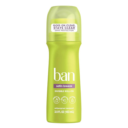 BAN ROLL ON SATIN BREEZE   3.5Z