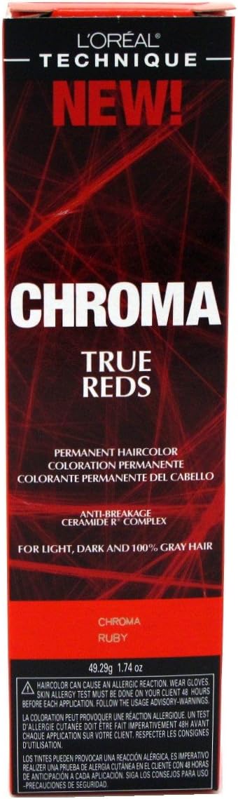 Loreal Chroma True Reds Hair Color - Ruby 1.74oz