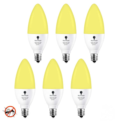 GE Lighting Specialty LED 100 Watt Replacement, Yellow Light, A19 Bug Light Bulb, 1 Pack