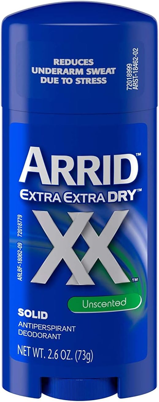 Arrid Deodorant 2.6oz Solid Xx Unscented