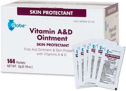 CURAD VITAMIN A&D ONT 5G FOIL OINT 144CT