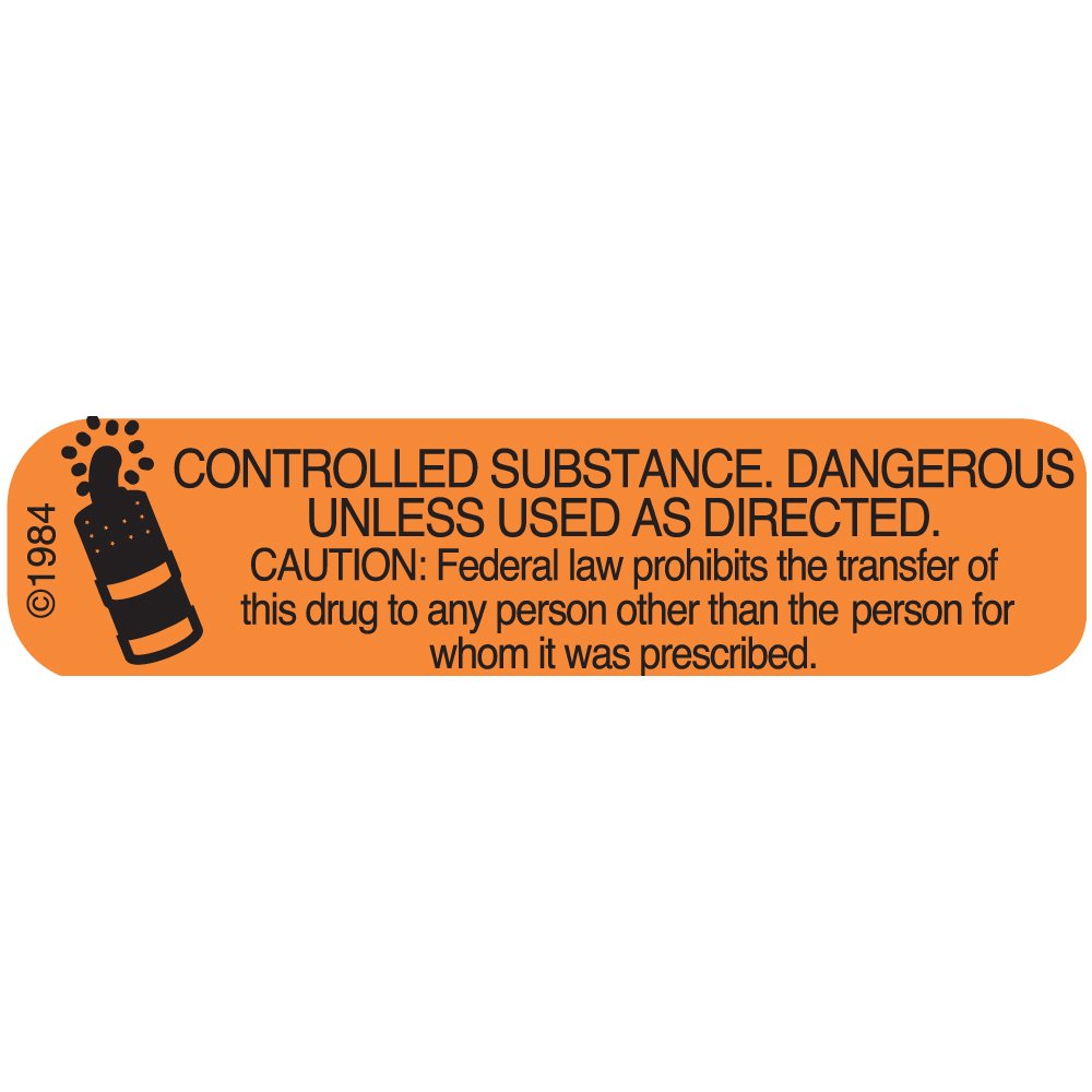 RX LABEL 1-322 CONTROL SUBSTN 1000CT PDN