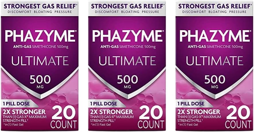 PHAZYME ULTIMATE GELTAB 500MG 20CT