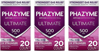 PHAZYME ULTIMATE GELTAB 500MG 20CT