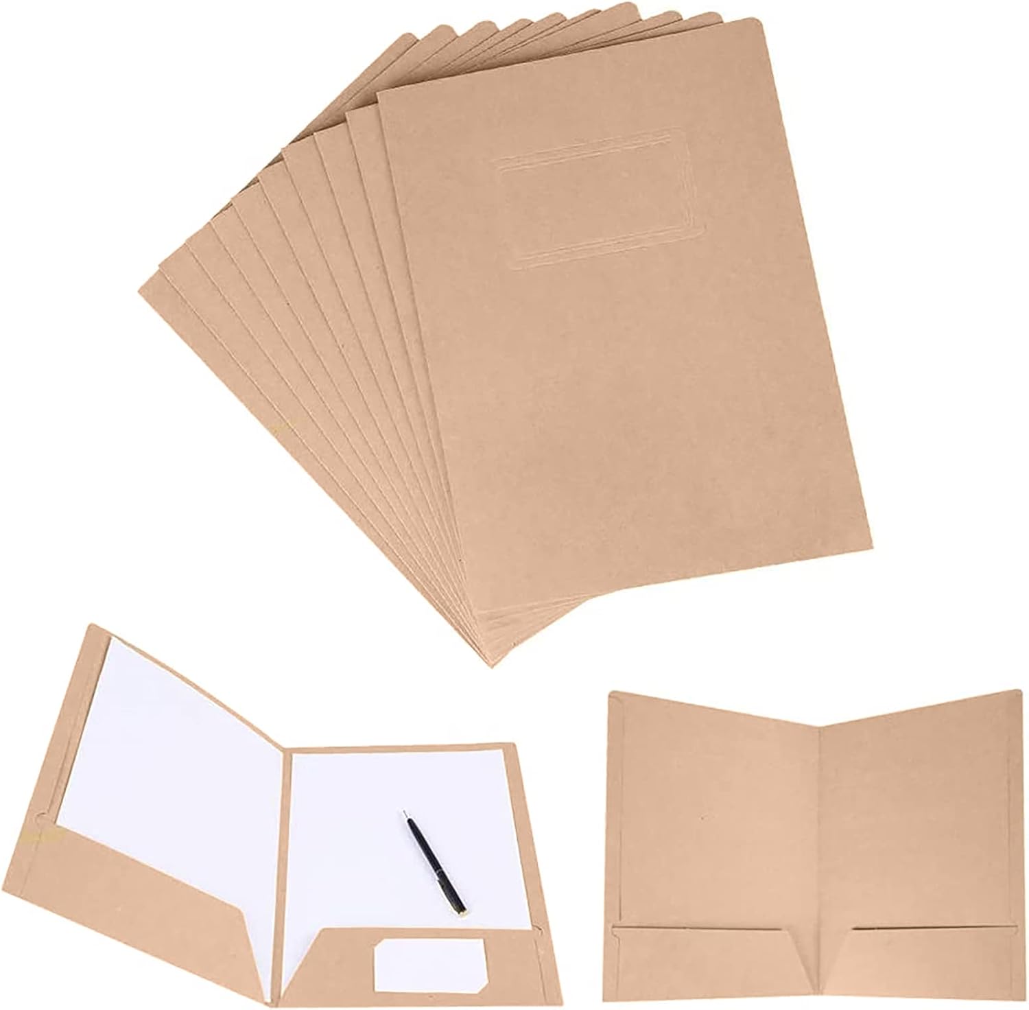 FILE FOLDER DOUBLE FOLD 100CT PRECISION