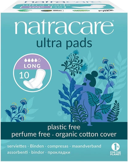 NATRACARE PADS,ULTRA LONG W/WINGS
