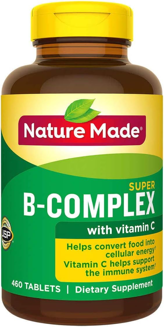 B COMPLEX W/VIT C CAPLET 100CT NAT MADE