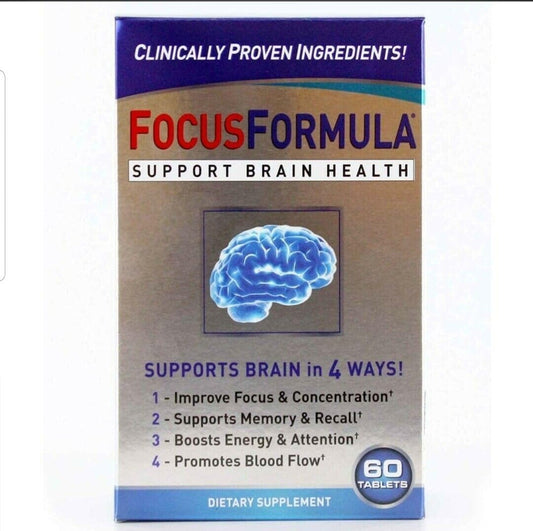 FOCUS FORMULA BRAIN TABLET 60CT WINDMILL