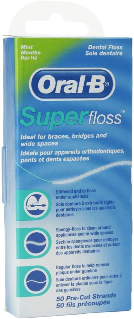 ORAL-B SUPERFLOSS 50Y MINT