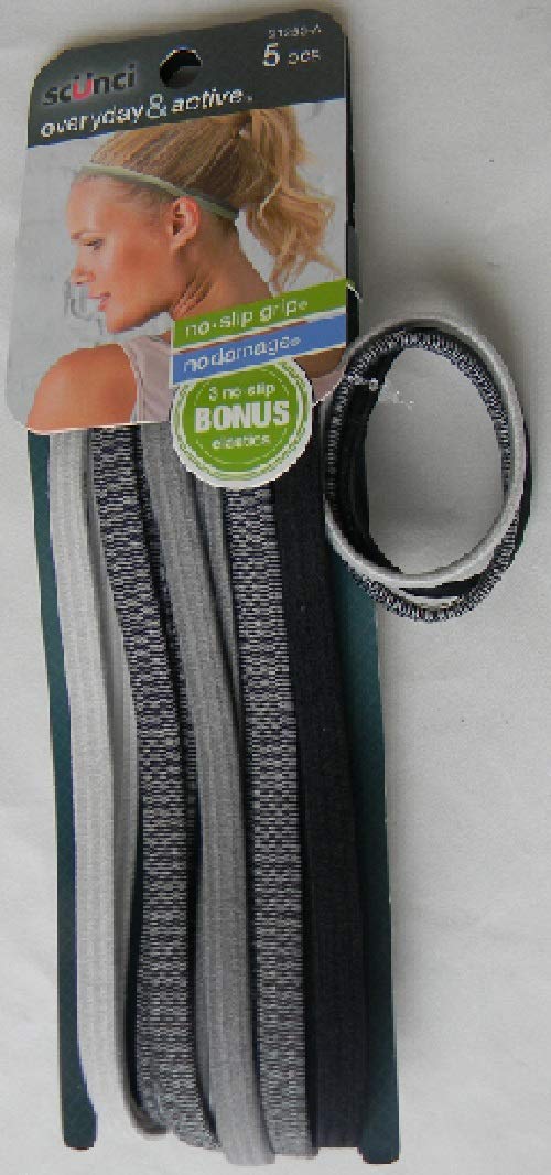 scünci Pleated Glistening Headwraps, 2 count