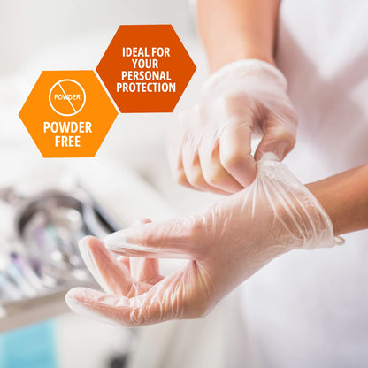 GLOVES VINYL MEDIUM NON MEDICAL USE100CT
