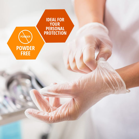 GLOVES VINYL MEDIUM NON MEDICAL USE100CT