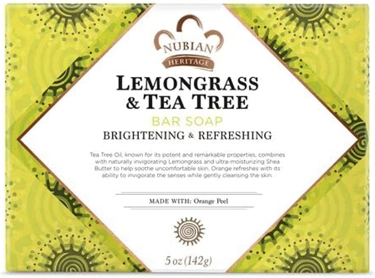 NUBIAN SOAP LEMONGRASS 5OZ