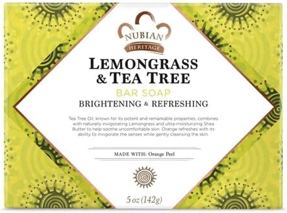 NUBIAN SOAP LEMONGRASS 5OZ