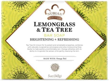 NUBIAN SOAP LEMONGRASS 5OZ