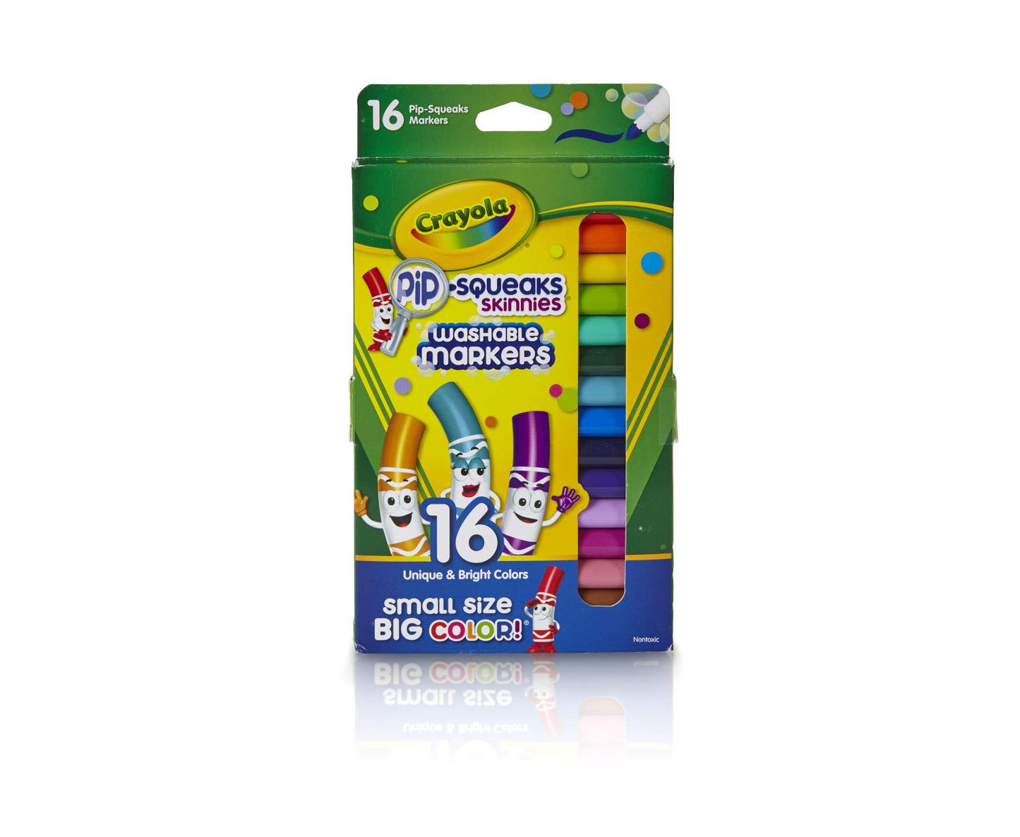 Crayola Pip-Squeaks Skinnies Markers, 16 count